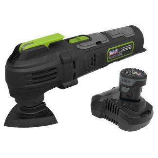 Sealey SV10.8 Series Cordless Multi- Tool Kit 10.8V 2Ah (5054630263446) CP108VMT