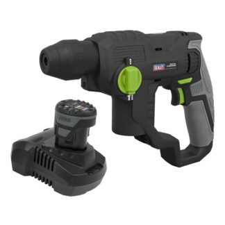 Sealey SV10.8 Series Cordless SDS Plus Rotary Hammer Drill Kit 10.8V 2Ah (5054630263439) CP108VSDS