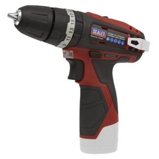 Sealey SV12 Series 10mm Cordless Combi Drill 12V - Body Only (5054511123852) CP1201