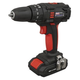 Sealey 10mm Cordless Combi Drill 18V (5054630244117) CP18VLD