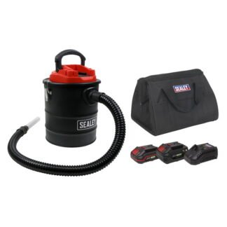 Sealey SV20 Series 15L Cordless Handheld Ash Vacuum Cleaner Kit 20V Kit - 2 Batteries (5054630159145) CP20VAVKIT