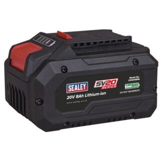 Sealey SV20 Series Power Tool Battery 20V 8Ah (5054630438851) CP20VBP8