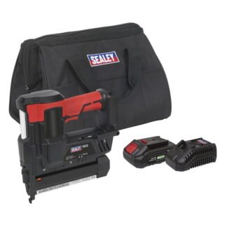 Sealey SV20 Series Cordless Nail/Staple Gun Kit 18G 20V 2Ah (5054511937312) CP20VNGKIT1
