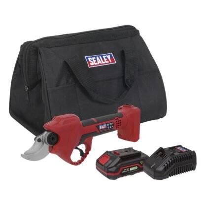 Sealey SV20 Series Brushless Cordless Pruning Shears Kit 20V 2Ah (5054630152757) CP20VPSKIT1