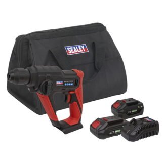 Sealey SV20 Series SDS Plus Cordless Rotary Hammer Drill Kit 20V - 2 Batteries (5054511926613) CP20VSDSKIT