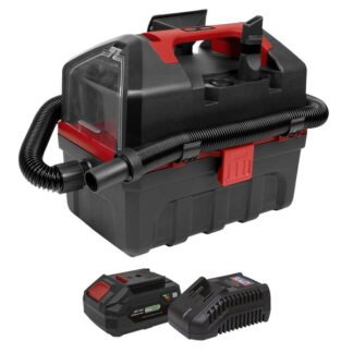 Sealey SV20 Series 10L Cordless Wet & Dry Vacuum Kit 20V 4Ah (5054630264481) CP20VWDVKIT1