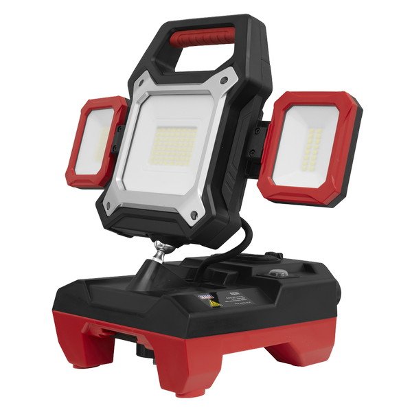 Sealey SV20 Series 2- in- 1 Cordless/Corded 45W SMD LED Worklight 20V/230V - Body Only (5054630064753) CP20VWL
