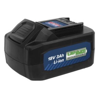 Sealey Power Tool Battery 18V 3Ah for CP400LI & CP400LIHV (5054511773484) CP400BP