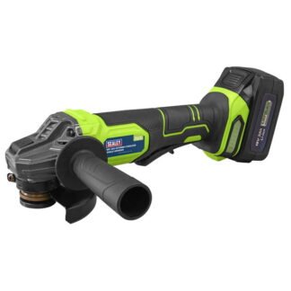 Sealey 115mm Cordless Angle Grinder 18V 3Ah - Green (5054630464881) CP401LIHV