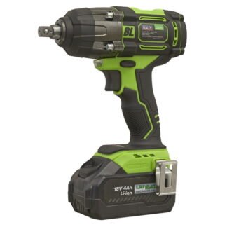 Sealey 1/2IN Sq Drive Cordless Brushless Impact Wrench 18V 4Ah (5054630260308) CP650LIHV