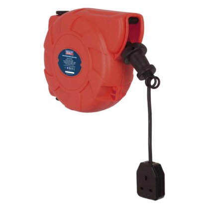 Sealey 10m Retractable Cable Reel System 1 x 230V (5051747480414) CRM101