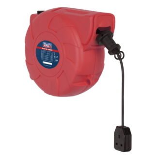 Sealey 25m Retractable Cable Reel System 1 x 230V (5051747699342) CRM251