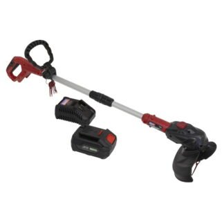 Sealey SV20 Series Cordless Trimmer 20V with 4Ah Battery & Charger (5054511607116) CS20VCOMBO4