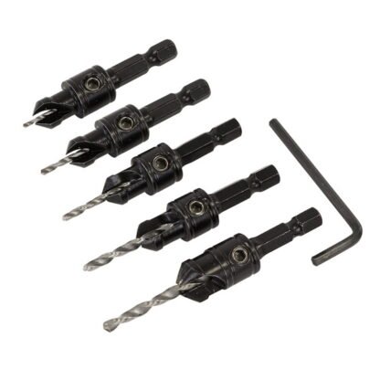 Sealey Countersink Drill Bit Set 5pc (5054630409455) CSSET5