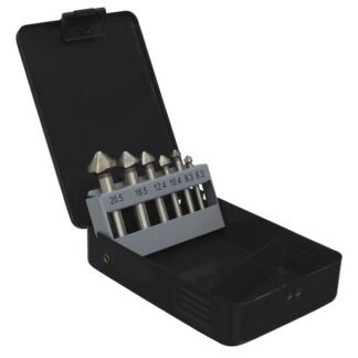 Sealey 90° Countersink Bit Set 3 x V Flutes 6pc (5054511824759) CSSET6V
