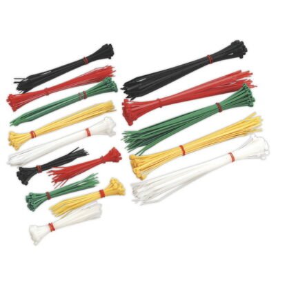 Sealey Cable Tie Assortment - Pack of 375 (5024209601030) CT375