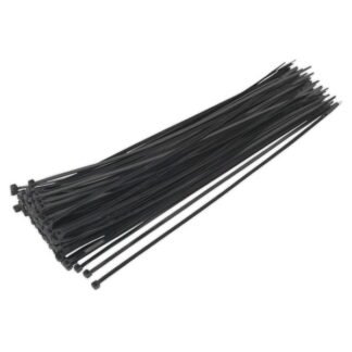 Sealey Cable Tie 380 x 4.8mm, Black - Pack of 100 (5051747880016) CT38048P100
