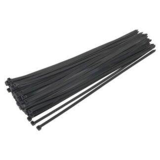 Sealey Cable Tie 650 x 12mm, Black - Pack of 50 (5051747880047) CT65012P50