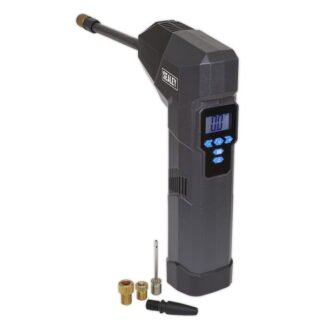 Sealey Compact Rechargeable Tyre Inflator & Power Bank with Worklight (5054511526271) CTI120