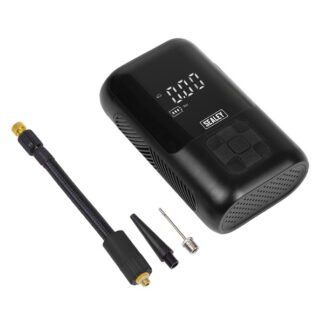 Sealey Tyre Inflator & Power Bank with Worklight Rechargeable (5054630472459) CTI130