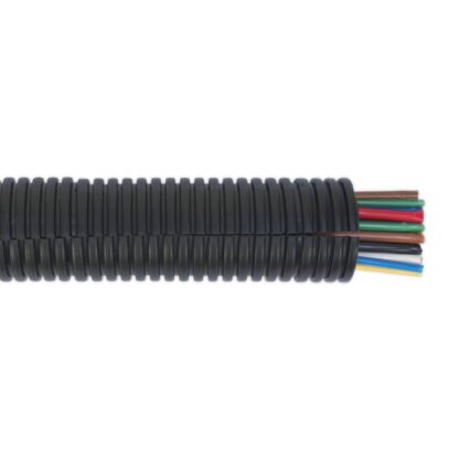 Sealey Split Convoluted Cable Sleeving Split 22- 27mm 10m (5054511004717) CTS2210