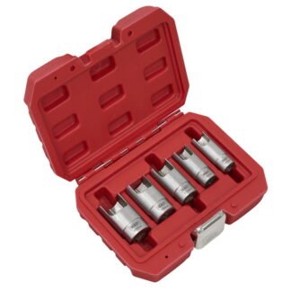 Sealey Elbow Connector Socket Set 3/8IN Sq Drive 5pc (5054630447815) CV601