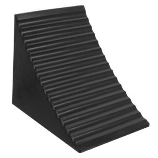 Sealey Heavy- Duty Rubber Wheel Chock - Single (5054630285189) CWC01