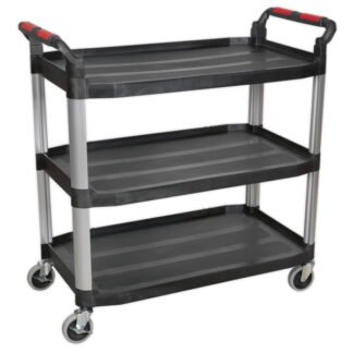 Sealey Composite Workshop Trolley 3- Level/3 Wall (5051747724839) CX310