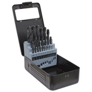 Sealey HSS Roll Forged Drill Bit Set 25pc (5054511375084) DBS25RF