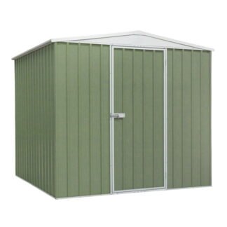 Sealey Dellonda Galvanized Steel Storage Shed with Apex Style Roof 230 x 230 x 220cm - Green (5054630040528) DG115
