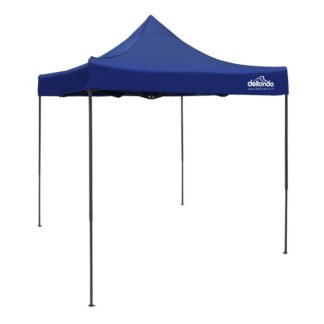 Sealey Dellonda Premium 2x2m Pop- Up Gazebo, Heavy Duty, PVC Coated, Water- Resistant Fabric, Supplied with Carry Bag, Rope, Stakes & Weight Bags - Blue Canopy (5054630076558) DG127