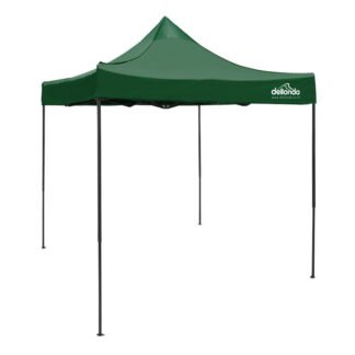 Sealey Dellonda Premium 2 x 2m Pop- Up Gazebo, Heavy Duty, PVC Coated, Water- Resistant Fabric, Supplied with Carry Bag, Rope, Stakes & Weight Bags - Dark Green Canopy (5054630076589) DG128