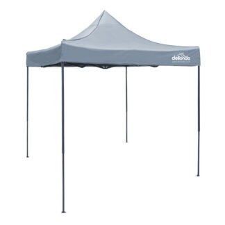 Sealey Dellonda Premium 2 x 2m Pop- Up Gazebo, Heavy Duty, PVC Coated, Water- Resistant Fabric, Supplied with Carry Bag, Rope, Stakes & Weight Bags - Grey Canopy (5054630076640) DG129