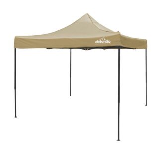 Sealey Dellonda Premium 3 x 3m Pop- Up Gazebo, PVC Coated, Water- Resistant Fabric, Supplied with Carry Bag, Rope, Stakes & Weight Bags - Beige Canopy (5054630076695) DG130
