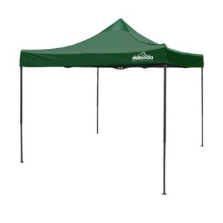 Sealey Dellonda Premium 3 x 3m Pop- Up Gazebo, PVC Coated, Water- Resistant Fabric, Supplied with Carry Bag, Rope, Stakes & Weight Bags - Dark Green Canopy (5054630076862) DG132