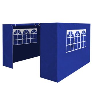 Sealey Dellonda Premium Side Walls/Doors/Windows for Gazebo/Marquee, Fits 2 x 2m Models - Blue (5054630074646) DG143