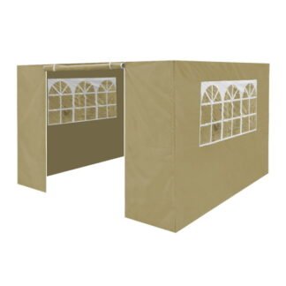 Sealey Dellonda Premium Gazebo/Marquee Side Walls/Doors/Windows, Fits 3 x 3m Models - Beige (5054630082740) DG146
