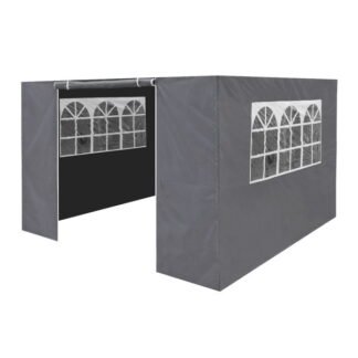 Sealey Dellonda Premium Gazebo/Marquee Side Walls/Doors/Windows, Fits 3 x 3m Models - Grey (5054630082856) DG149