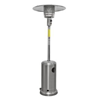 Sealey Dellonda Outdoor Garden Gas Patio Heater 13kW Commercial & Domestic Use, Stainless Steel (5054630396533) DG2