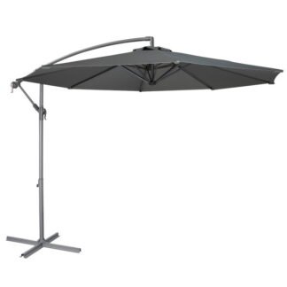 Sealey Dellonda Banana Parasol with Cover 3m - Grey (5056514615976) DG264