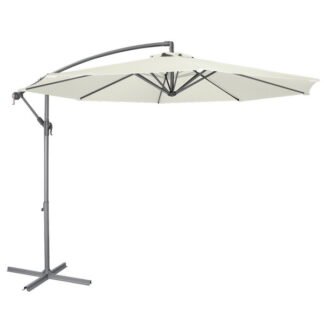 Sealey Dellonda Banana Parasol with Cover 3m - Cream (5056514615983) DG265