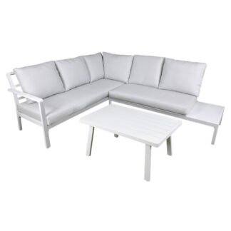 Sealey Dellonda Kyoto Aluminium Outdoor Corner Sofa & Coffee Table Set 3pc (5054511953534) DG53