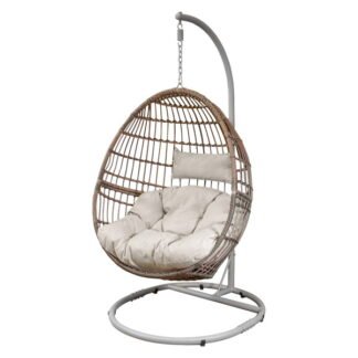 Sealey Dellonda Single Swinging Egg Chair with Cushion (5054511958454) DG60