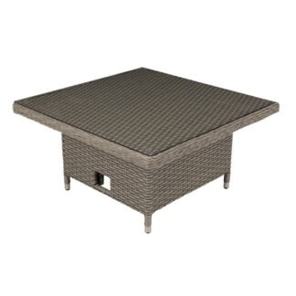 Sealey Dellonda Chester Rattan Wicker Adjustable- Height Outdoor Dining Table (5054511971668) DG73