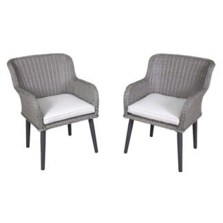 Sealey Dellonda Buxton Rattan Wicker Outdoor Chairs Set 2pc (5054511969924) DG76