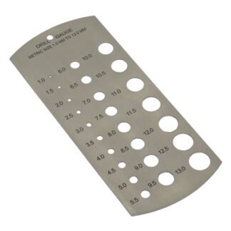 Sealey Metric Drill Gauge 1- 13mm (5054511663396) DGM1