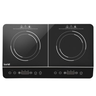 Sealey Baridi Portable Induction Hob with 2 Cooking Zones 60 x 36 x 6.5cm - Black (5056514610803) DH146