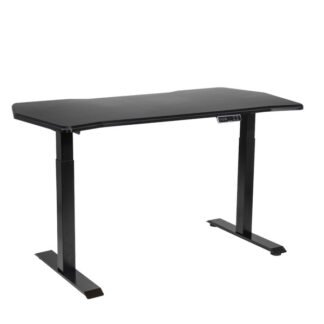 Sealey Dellonda Carbon Fibre Effect Electric Height Adjustable Standing Desk, 1400 x 700mm Dual Motor 100kg (5056514605083) DH241