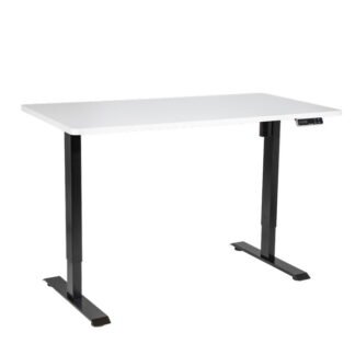 Sealey Dellonda White Electric Height Adjustable Standing Desk with Memory, Quiet, 1400x700mm (5056514605113) DH244