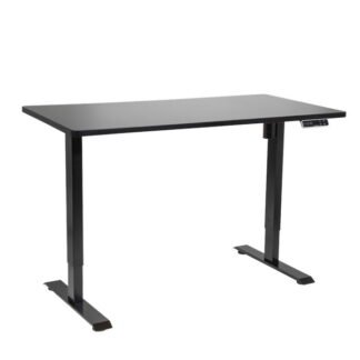 Sealey Dellonda Black Electric Height Adjustable Standing Desk with Memory, Quiet, 1400x700mm (5056514605120) DH245
